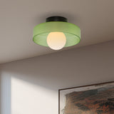 Moderne Ronde Glazen Plafondlamp – Elegante & Minimalistische Ontwerp
