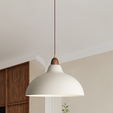 Scandinavische Houten & Metalen Hanglamp – Moderne Nordic Elegantie