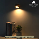 Wandlamp LumiScandi | Draadloos & Oplaadbaar | Scandinavisch Design | Eikenhout