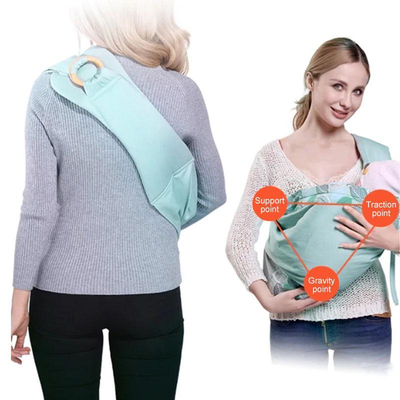 Multifunctionele Babydraagzak met Borstvoedingsfunctie van Katoen – 0 tot 36 maanden