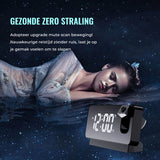 Modern Alarm Clock Projector | Multifunctionele Wekker Klok met Projectie