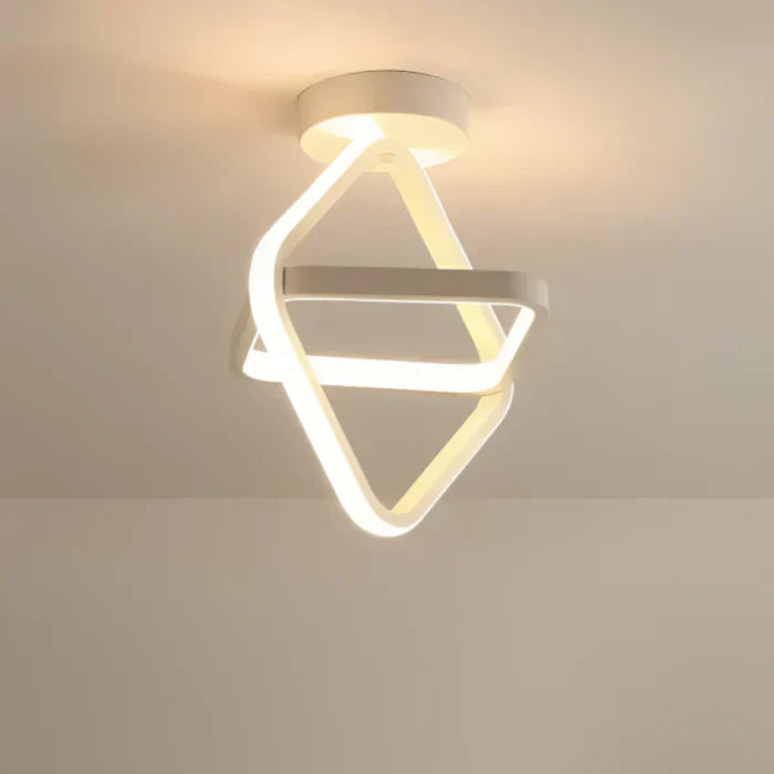 Moderne LED-Plafondlamp met Dubbelring-Design – Twilight Rings