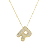 Diamanten Ketting met Letter