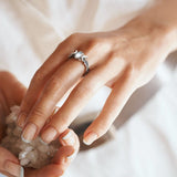 Stijlvolle Maansteen Statement Ring – Iris