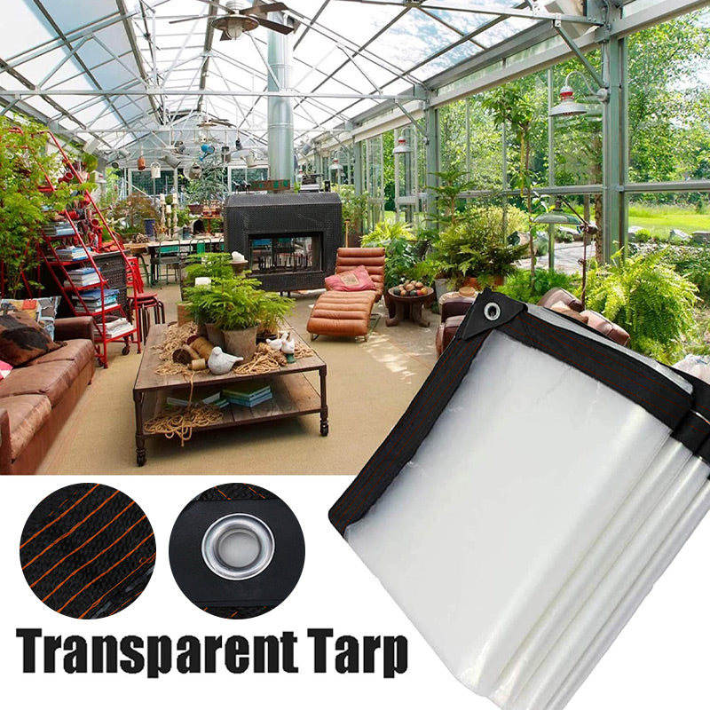 50% KORTING | Transparant beschermzeil voor tuin en buiten