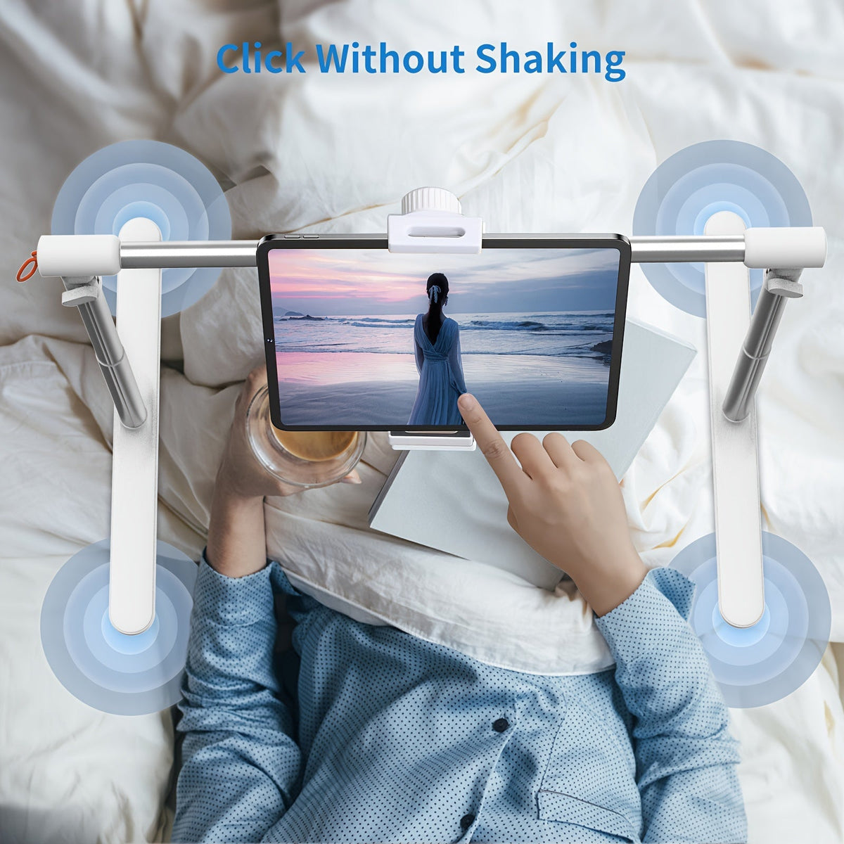 RelaxHold Tablethouder – Comfortabel Ontspannen Zonder Handen