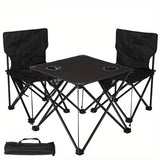 Opvouwbare Tuinset met Tafel en Stoelen – Draagbaar voor Kamperen en BBQ