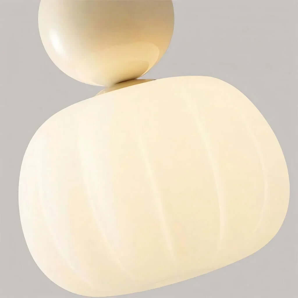 Art Deco Hanglamp - Crème Stijl