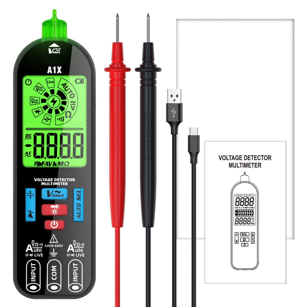 Intelligent digitaal multimeter – Voltago A1X