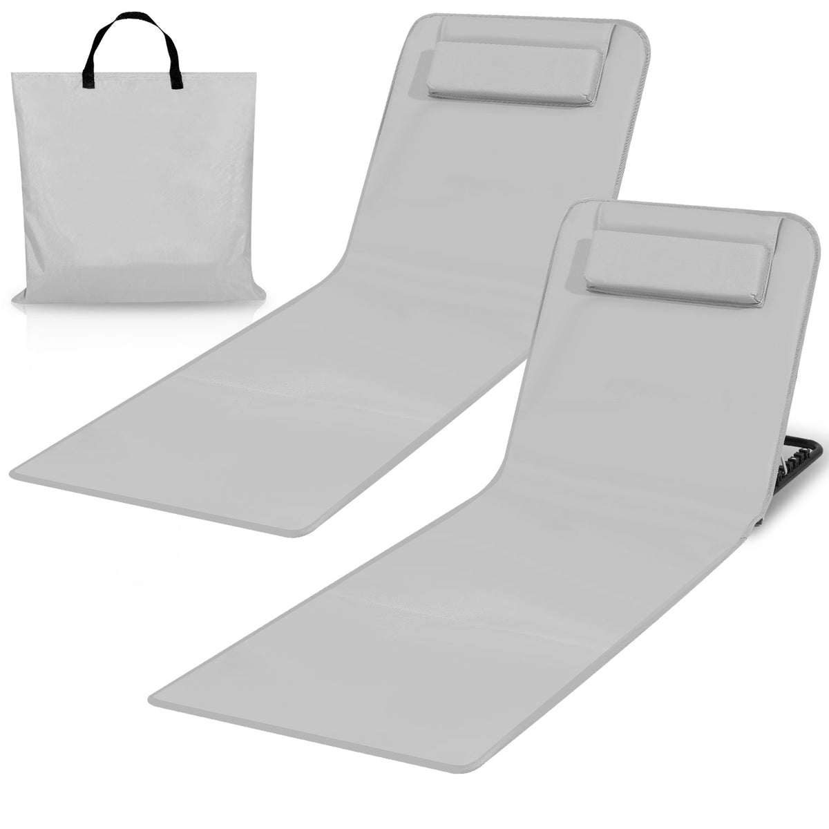 RelaxMate Draagbaar Strandbed – Comfort en Gemak Onderweg