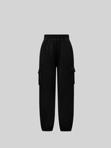 6-delige Dames Casual Set voor Lente/Zomer van Gebreid Stoffen met Ronde Hals, Pocket en Elastische Taille, Polyester Blend