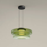 Glaspendellamp in Bauhaus-stijl