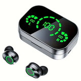 Soniq - UltraBass Draadloze Oordopjes – Sportieve In-Ear Koptelefoon met Oplaadcase