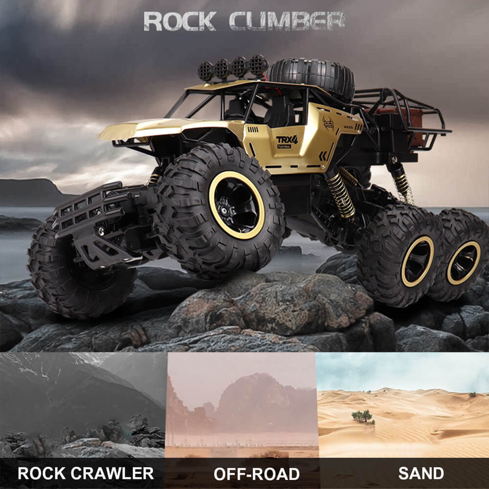 TerraX Elite 4-wielige RC-monstertruck – Offroad-krachtpatser op schaal 1:12 met een topsnelheid van