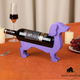 Wijnfleshouder Teckel CorkHound | Origineel Ontwerp | Stevig & Decoratief | Voor 375–500 ml