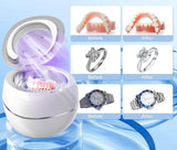 Mini UV Ultrasone Cleaner – Draagbare Reinigingsmachine voor Sprankelende Retainers, Kunstgebitten en Sieraden