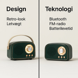 SoundJoy | Draagbare Retro Luidspreker met FM Radio