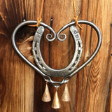 Windspel – LuckLove – gerecyclede hoefijzers – handgemaakte hanger