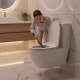 PureBrush | Elegante WC-borstel met antibacterieel siliconen hoofd