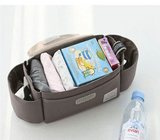 Kinderwagen Tas Organizer – Universele Baby Accessoires Trolley Tas met Bekerhouder voor Gemak tijdens Reizen met Pasgeborenen