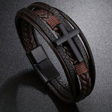 Spirituele Leren Armband - Voor de Moderne Man
