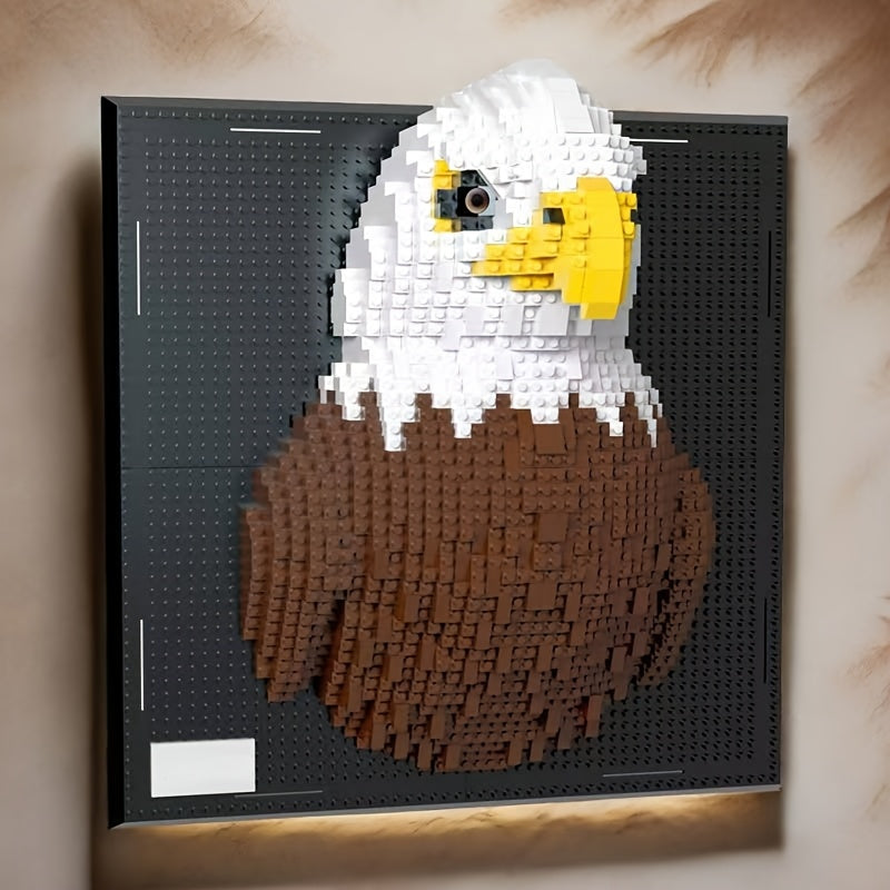 Creatieve 3D Muurkunst Bouwstenen – Haai en Arend Collectie