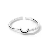 Minimalistische Halve Maan Ring - Nova