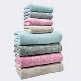 Zachte Koraalvelvet Handdoeken Set – Absorberend en Sneldrogend