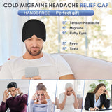 Migraine Hoed met Koelgel – Koelende Hoofdband voor Verlichting bij Migraine, Koorts en Vermoeidheid