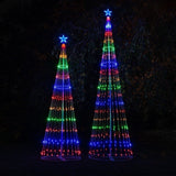 XmasRay | Multikleurige LED Geanimeerde Buitenkersboom Verlichting