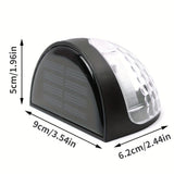 SolarGlow Halfronde LED Hekverlichting – Elegant en Duurzaam