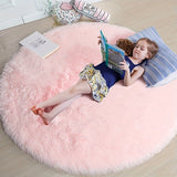 Ronde Fluffy Tapijt - Clouda