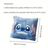 Stitch Kussen-Deken in Eén - Voor Comfort en Knusheid in Eén