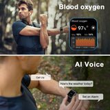 Militaire Smartwatch voor heren met Fitness-Tracker – Wayne