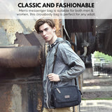 Nico | Klassieke Canvas Schoudertas
