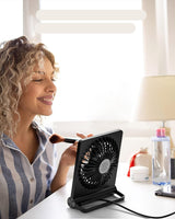 BreezeQuiet - Ultra-stille compacte tafelventilator voor een vredige luchtstroom