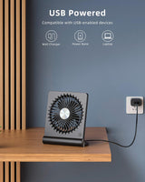 Sterke Wind Ultra Stille Kleine Tafelventilator