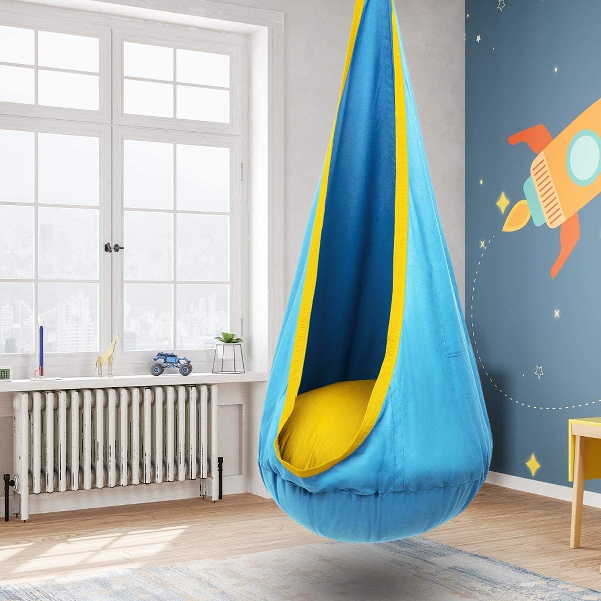 Schwebesitz-hangzak voor kinderen vanaf 6 jaar – Geschikt voor binnen en buiten