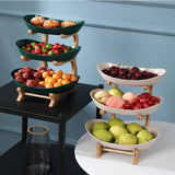 Stijlvolle metalen fruitschaal met 2 of 3 niveaus – StackFruit