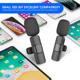 2-Pack Draadloze Microfoon voor iPhone iPad