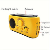 SurvivorTune Noodradio - Draagbare AM/FM Radio met Oplader & Zaklamp