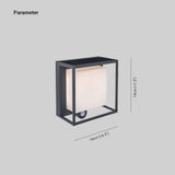 Moderne Buitenwandlamp met Zonne-energie & Sensor