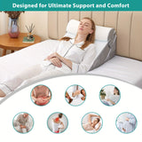 RelaxPlus Verstelbaar Bed Wigkussen – Comfort en Ondersteuning bij Herstel
