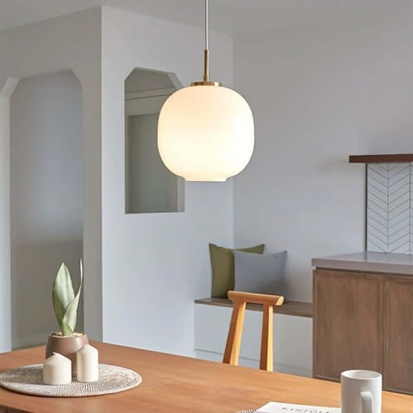 Moderne Hanglamp - Opaalglas Design