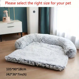 Pluche Hondenbed met Afneembare Wasbare Hoes - Zacht en Multifunctioneel Slaapmat voor Grote, Middelgrote en Kleine Honden