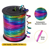 Holografische Curling Ribbon Set – Perfect voor Feestdecoraties en Geschenkverpakking