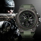 ⌚Sportieve Dual-Display Mode Multifunctionele waterdichte verlichte herenarmbandhorloge