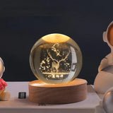 Glow-in-the-Dark Bal met 3D Gravure van Planeten