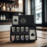 Koninklijke Speelkaarten Whiskey Glas Set – RVS & Flesopeners