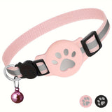 Kattenhalsband met Veiligheidsbuckle en Bel – Verstelbaar voor Katten van Verschillende Maten